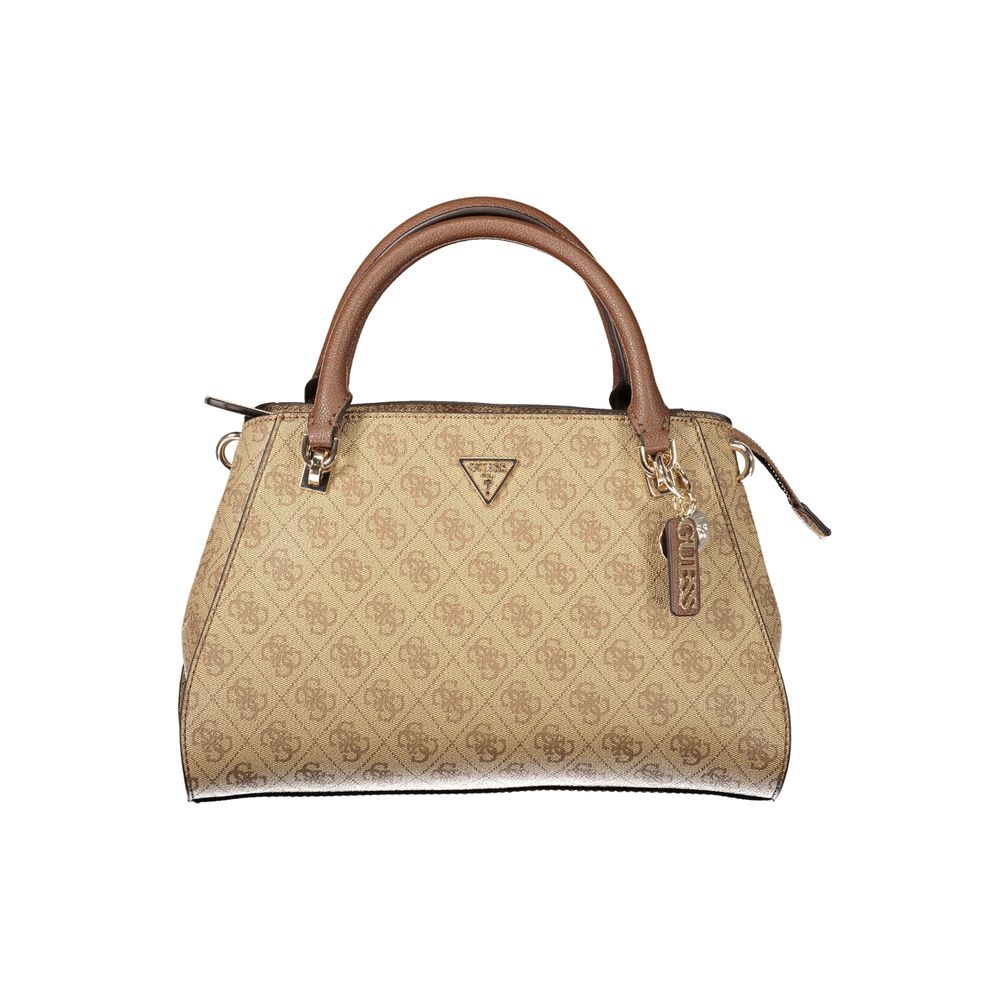 Guess Jeans Beige Polyurethane Women Handbag Guess Jeans Xosier