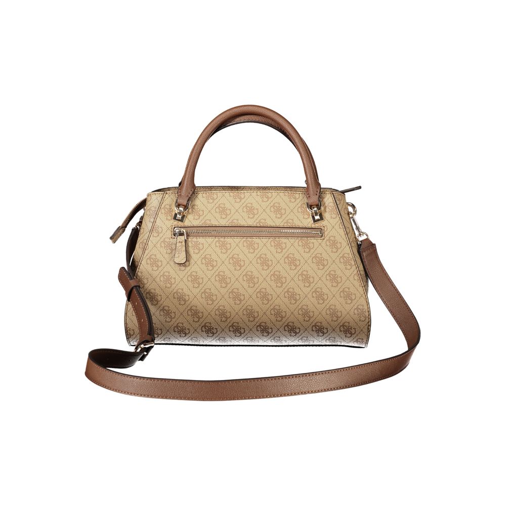 Guess Jeans Beige Polyurethane Women Handbag Guess Jeans Xosier