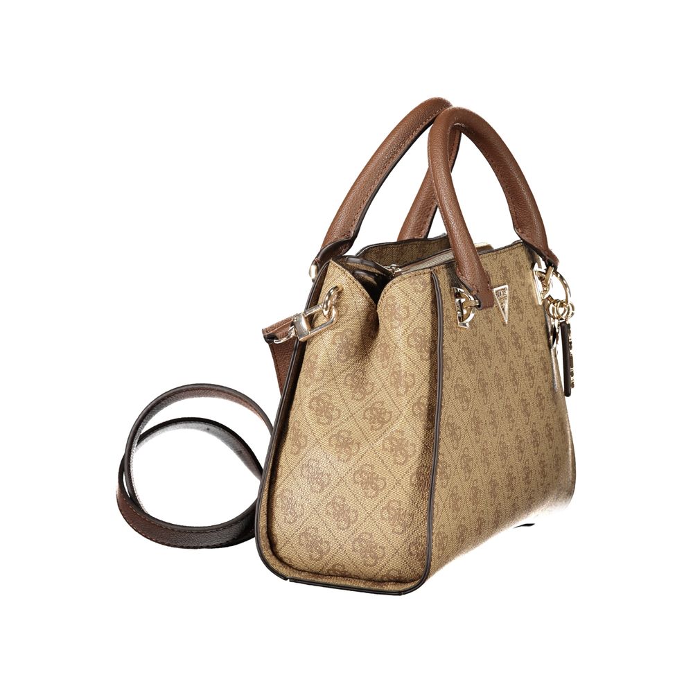 Guess Jeans Beige Polyurethane Women Handbag Guess Jeans Xosier