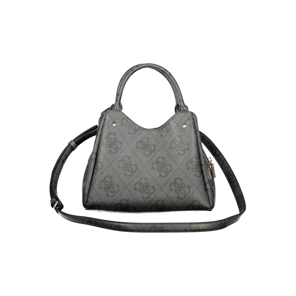 Guess Jeans Nero Poliuretano Women Handbag Guess Jeans Xosier