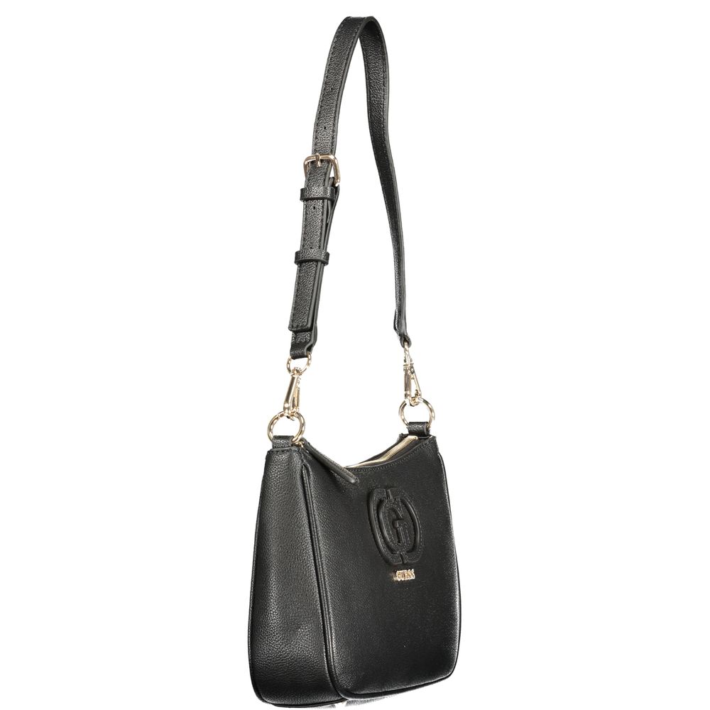 Guess Jeans Black Polyurethane Women's Handbag Guess Jeans Xosier