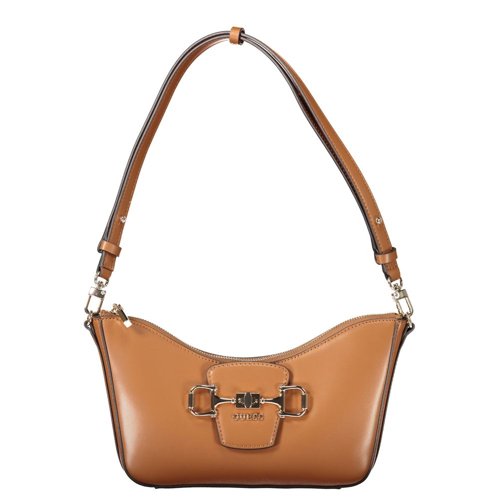 Guess Jeans Marrone Polyurethane Women Handbag Guess Jeans Xosier