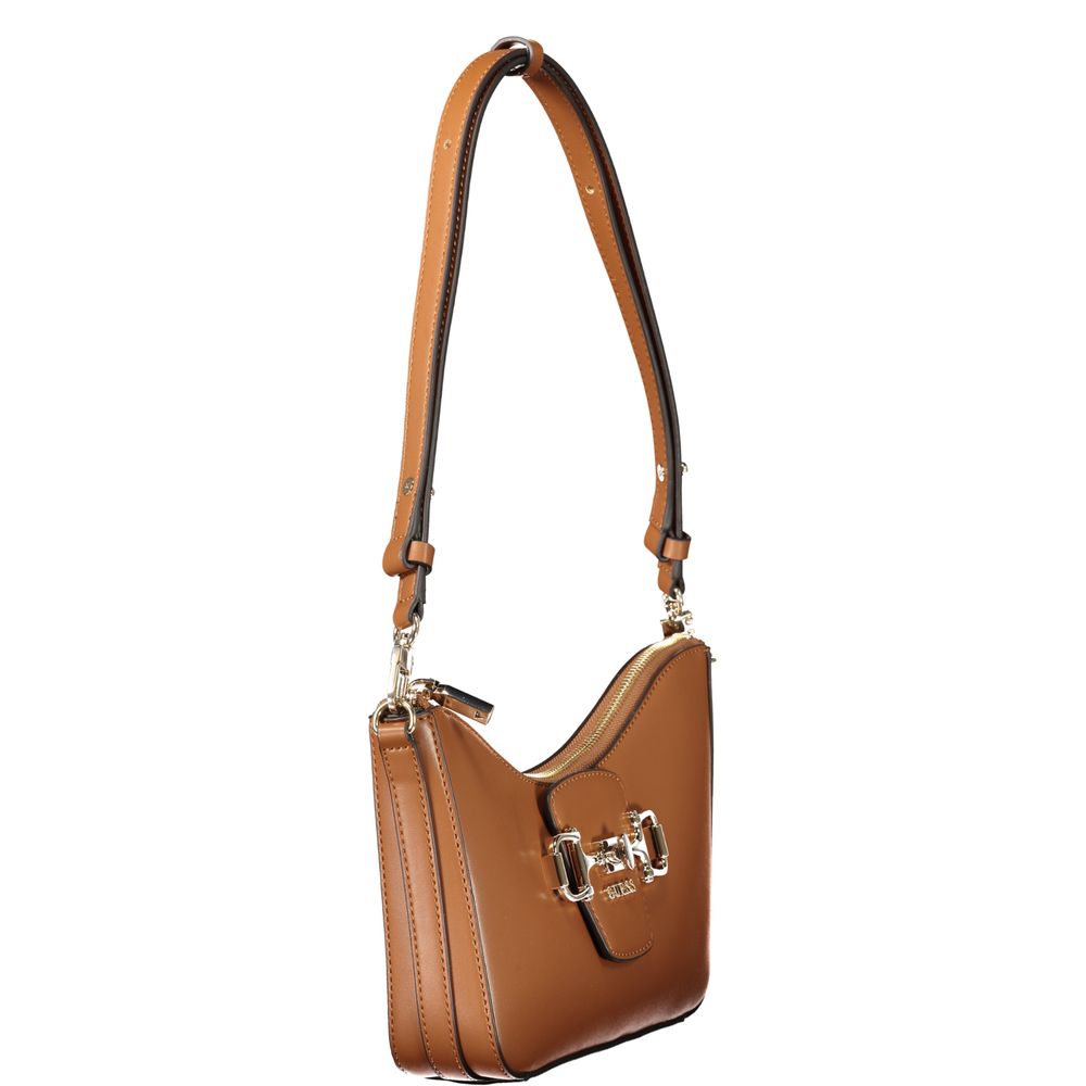 Guess Jeans Marrone Polyurethane Women Handbag Guess Jeans Xosier