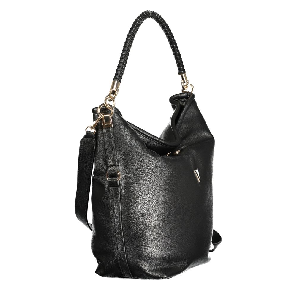 Guess Jeans Nero Polyurethane Women Shoulder Bag Guess Jeans Xosier