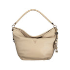 Guess Jeans Beige Polyurethane Women Handbag Guess Jeans Xosier