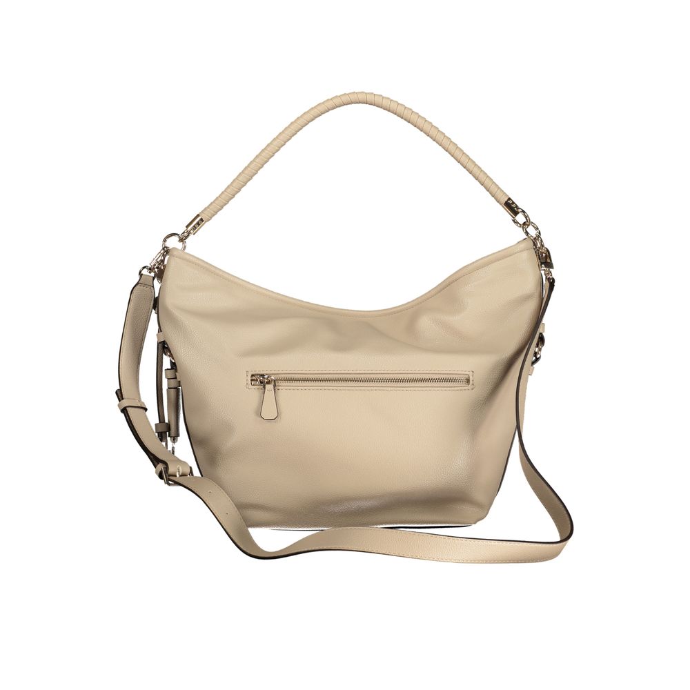 Guess Jeans Beige Polyurethane Women Handbag Guess Jeans Xosier