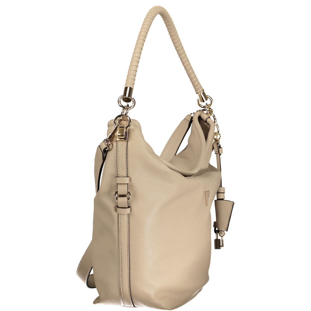 Guess Jeans Beige Polyurethane Women Handbag Guess Jeans Xosier