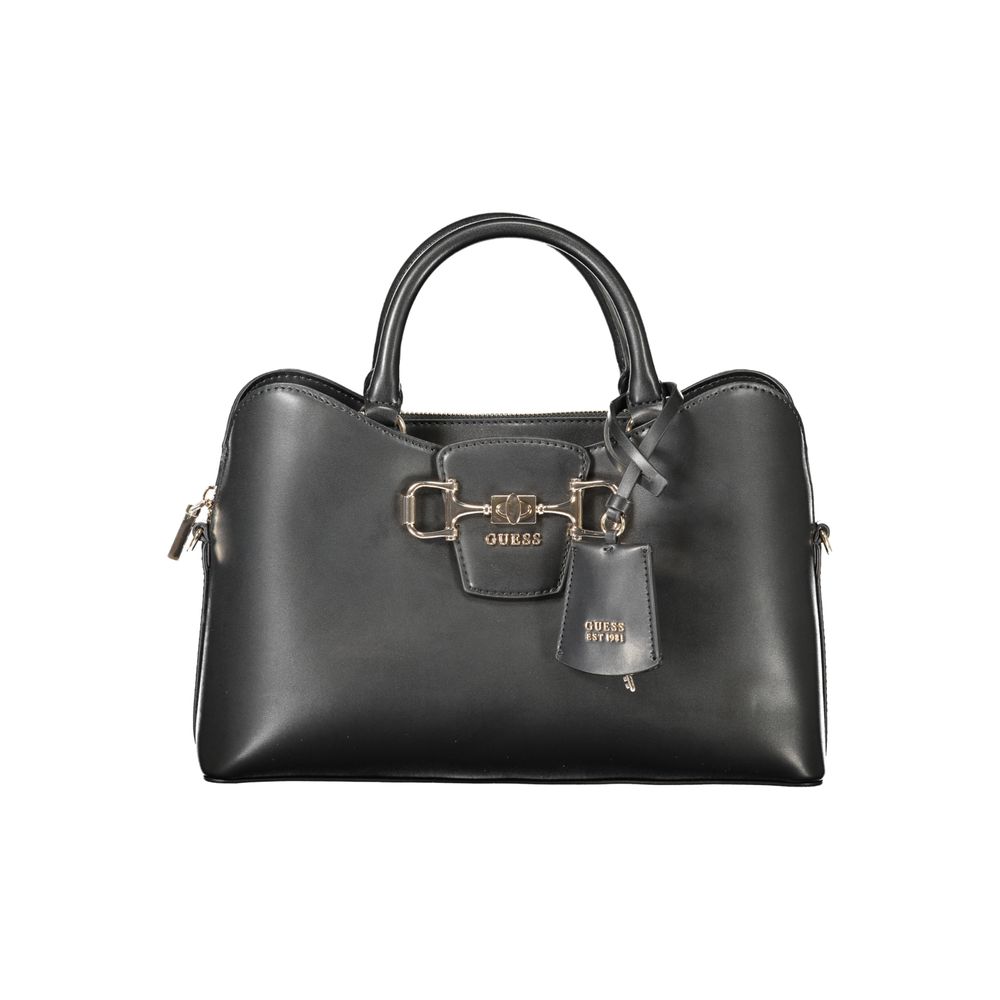 Guess Jeans Black Polyurethane Women's Handbag Guess Jeans Xosier