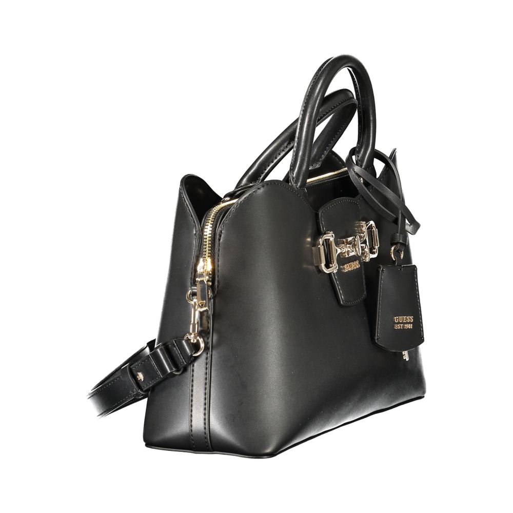 Guess Jeans Black Polyurethane Women's Handbag Guess Jeans Xosier