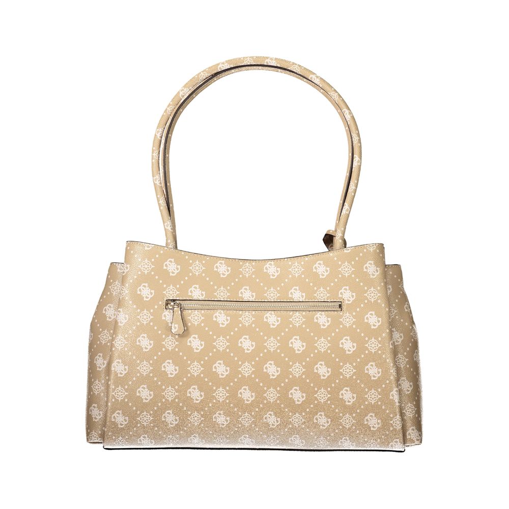 Guess Jeans Beige Polyurethane Women Handbag Guess Jeans Xosier