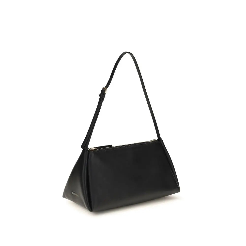Calvin Klein Black Calf Leather Bos Taurus Handbag Calvin Klein