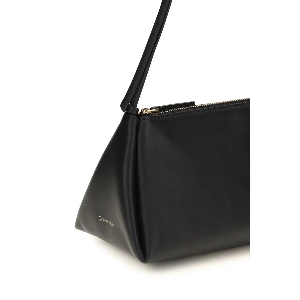 Calvin Klein Black Calf Leather Bos Taurus Handbag Calvin Klein