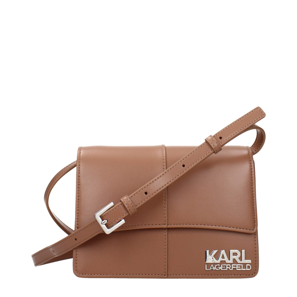Karl Lagerfeld Brown Polyethylene Crossbody Bag Karl Lagerfeld Xosier