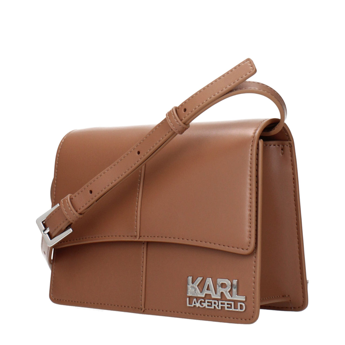 Karl Lagerfeld Brown Polyethylene Crossbody Bag Karl Lagerfeld Xosier