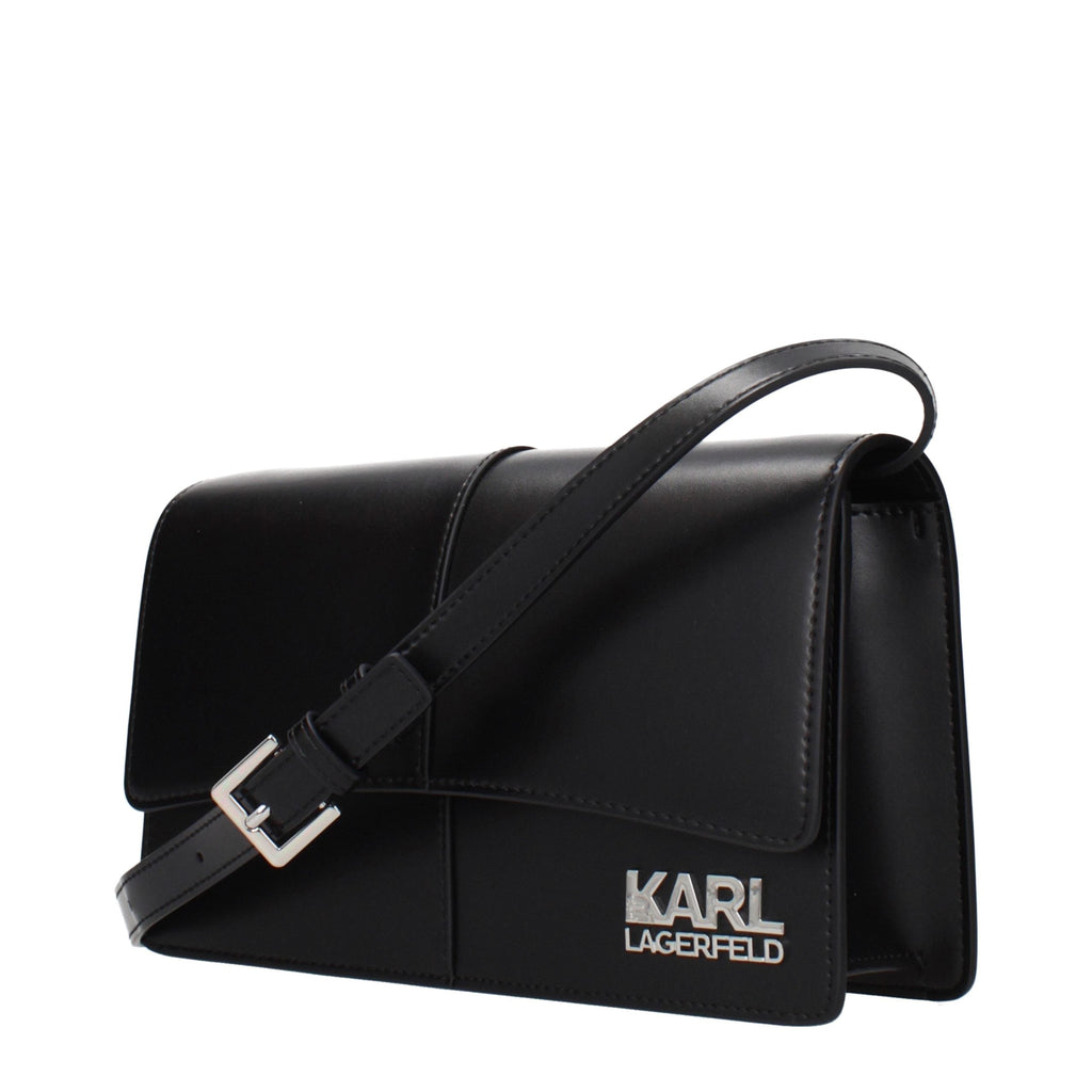 Karl Lagerfeld Black Polyethylene Crossbody Bag Karl Lagerfeld Xosier
