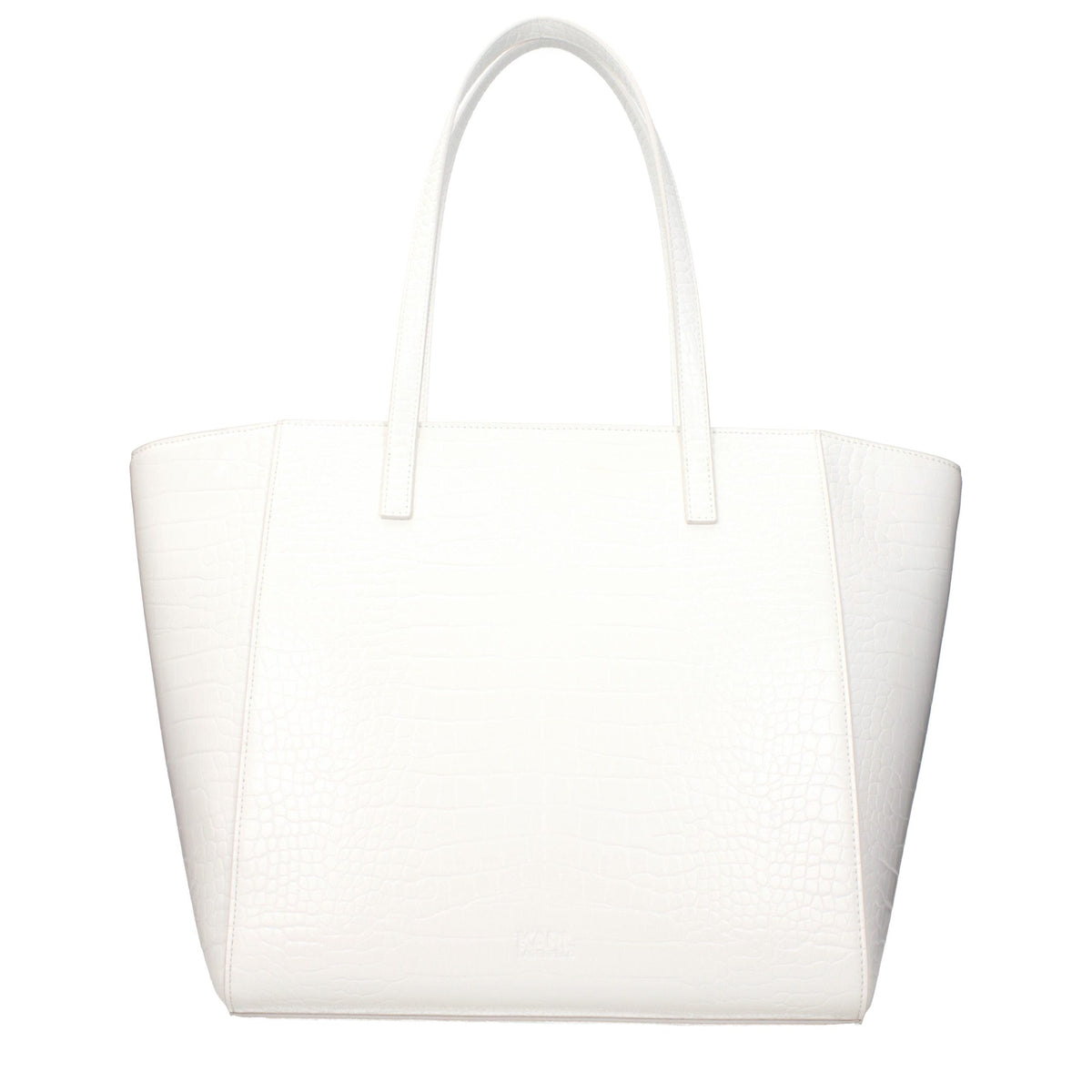 Karl Lagerfeld White Polyethylene Shoulder Bag Karl Lagerfeld Xosier