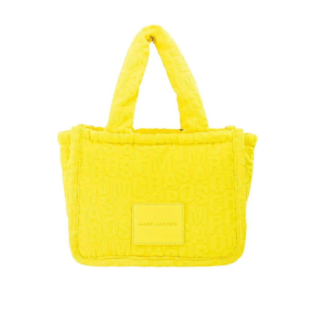 Marc Jacobs The Monogram Terry Tote Small Golden Kiwi Shoulder Bag Purse Marc Jacobs