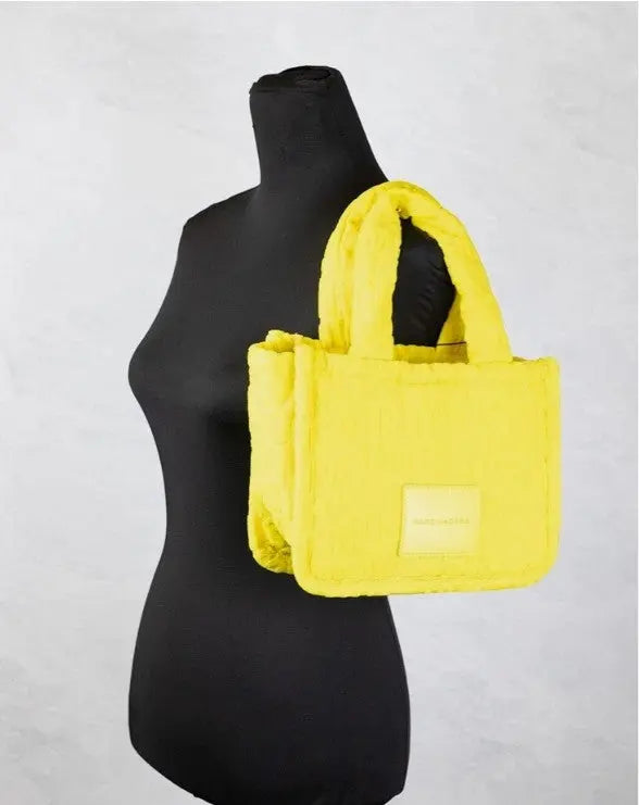 Marc Jacobs The Monogram Terry Tote Small Golden Kiwi Shoulder Bag Purse Marc Jacobs