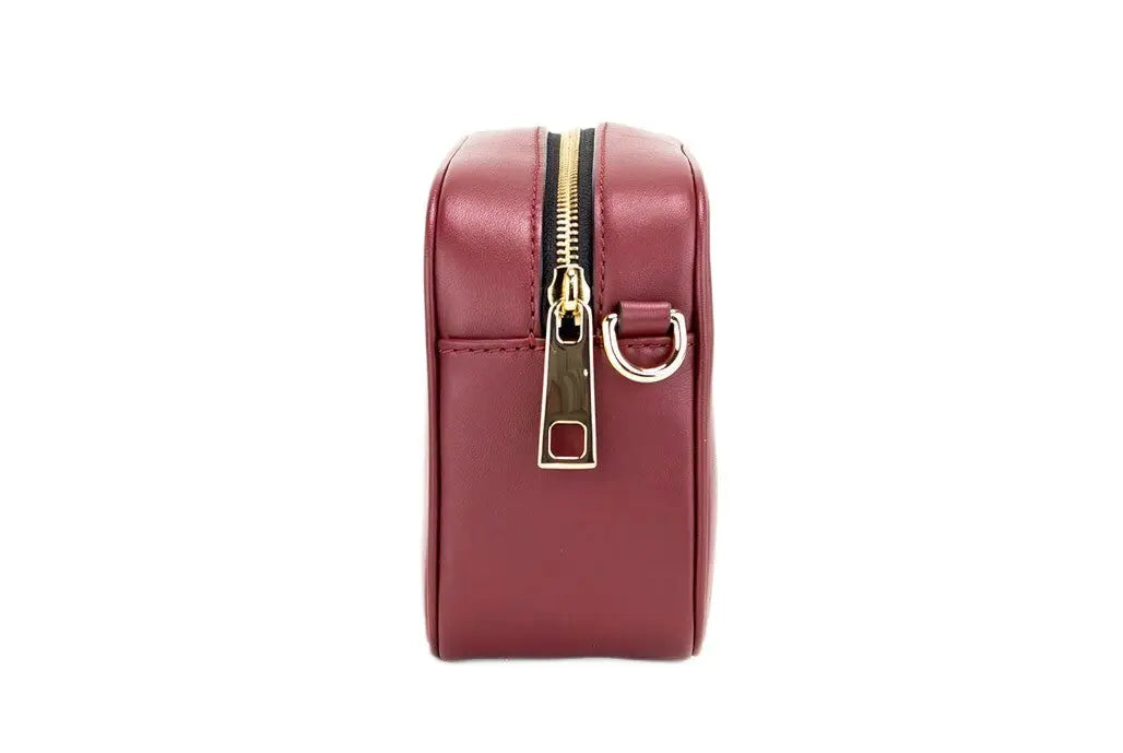 Marc Jacobs Flash Pomegranate Smooth Leather Embossed Camera Crossbody Bag Purse Marc Jacobs