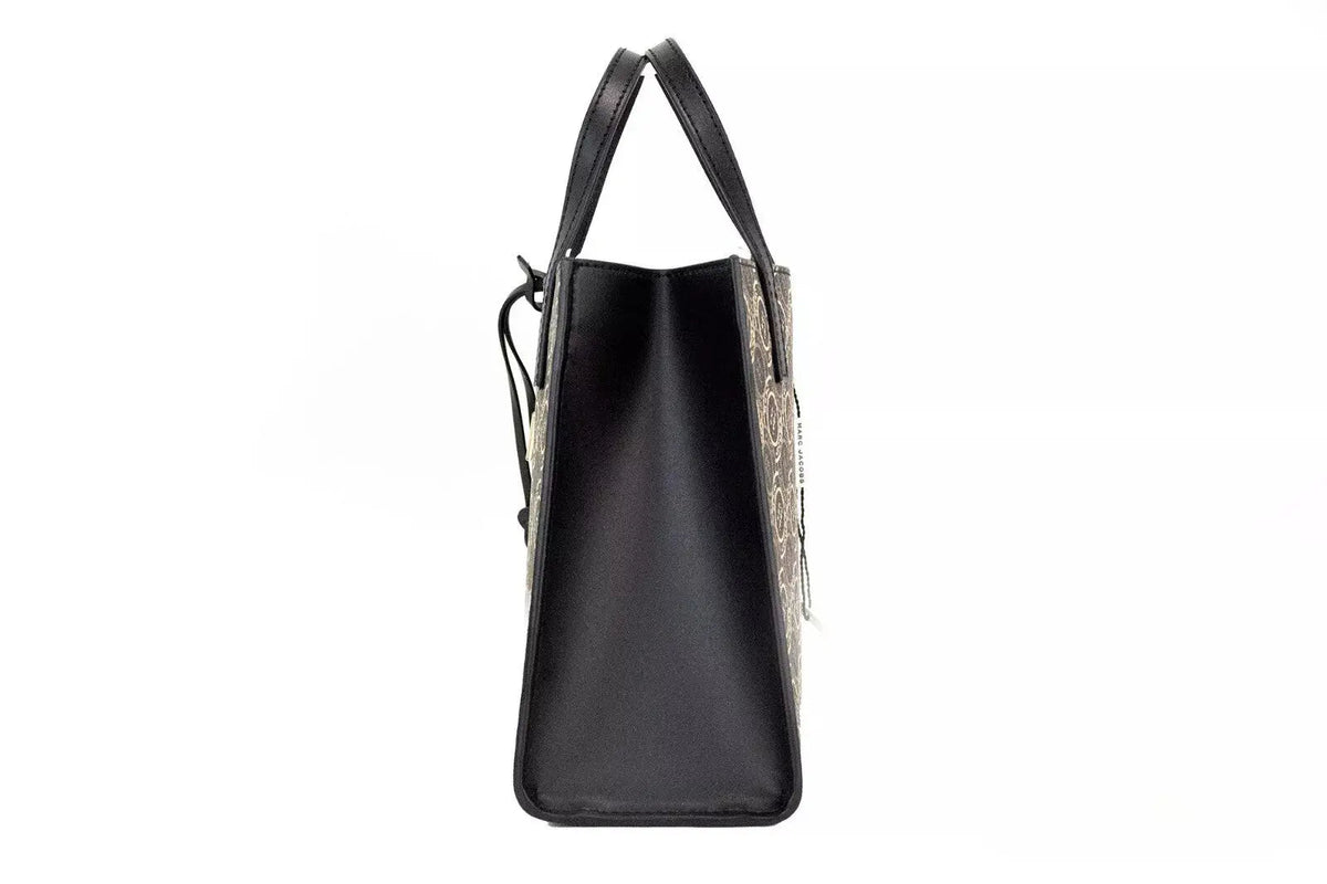 Marc Jacobs Mini Grind Signet Printed Leather Crossbody Tote Handbag Purse Marc Jacobs
