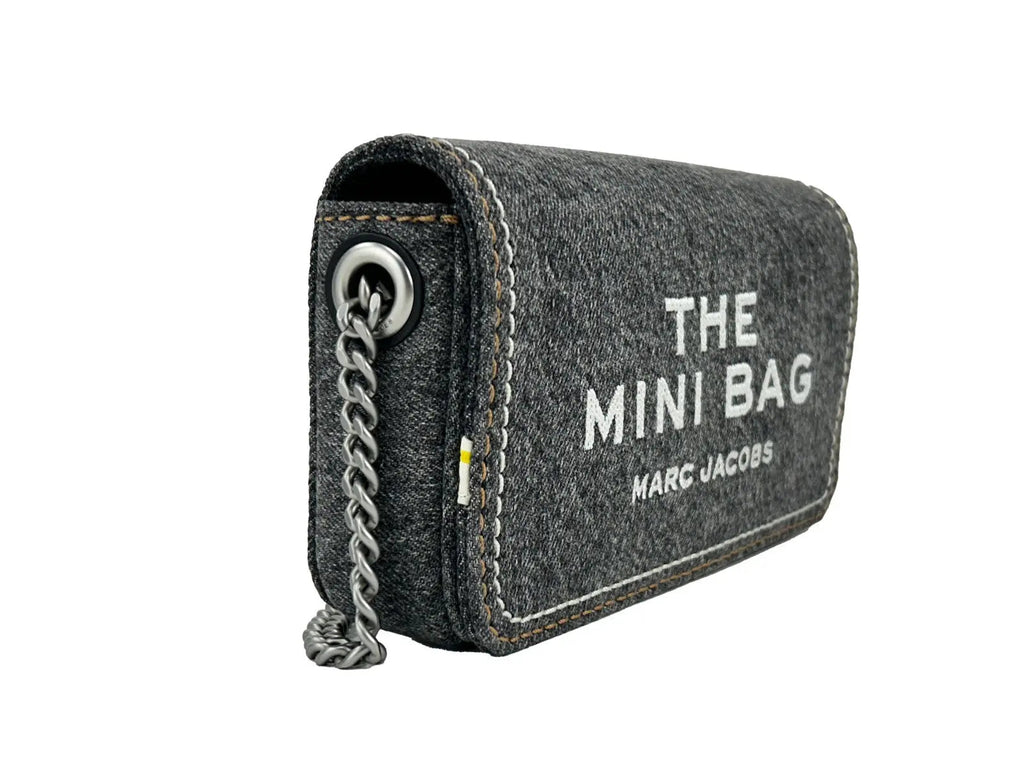 Marc Jacobs The Denim Chain Mini Bag - Black Wash Marc Jacobs