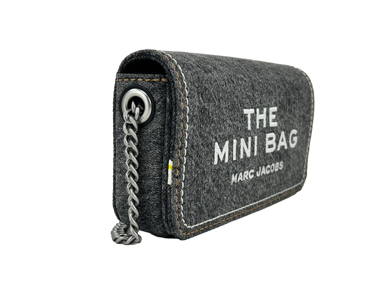 Marc Jacobs The Denim Chain Mini Bag - Black Wash Marc Jacobs