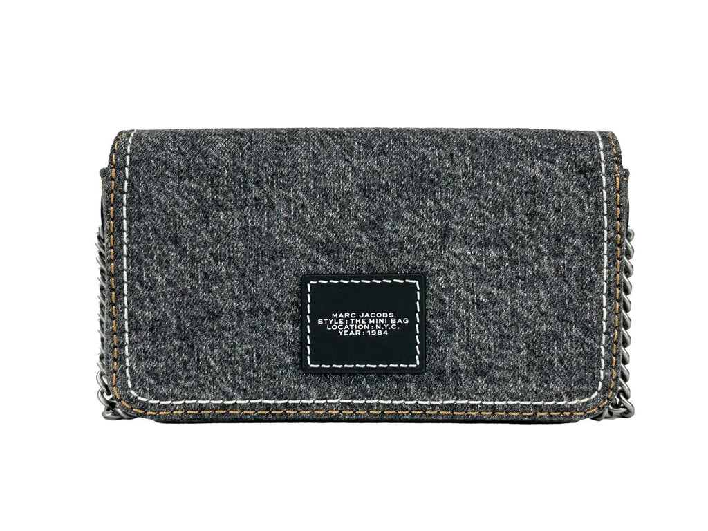 Marc Jacobs The Denim Chain Mini Bag - Black Wash Marc Jacobs