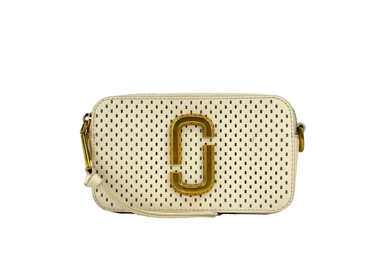 Marc Jacobs The Snapshot Perforated Crossbody Bag Marc Jacobs