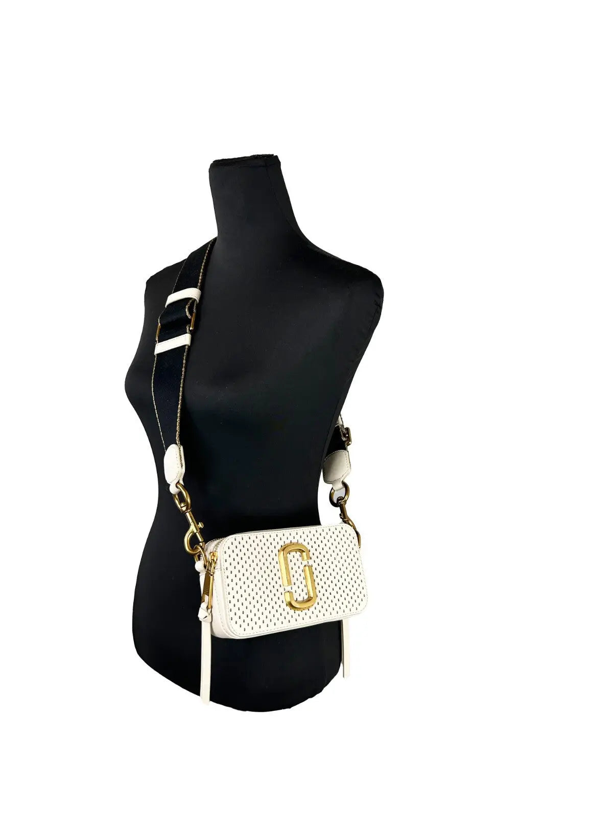 Marc Jacobs The Snapshot Perforated Crossbody Bag Marc Jacobs