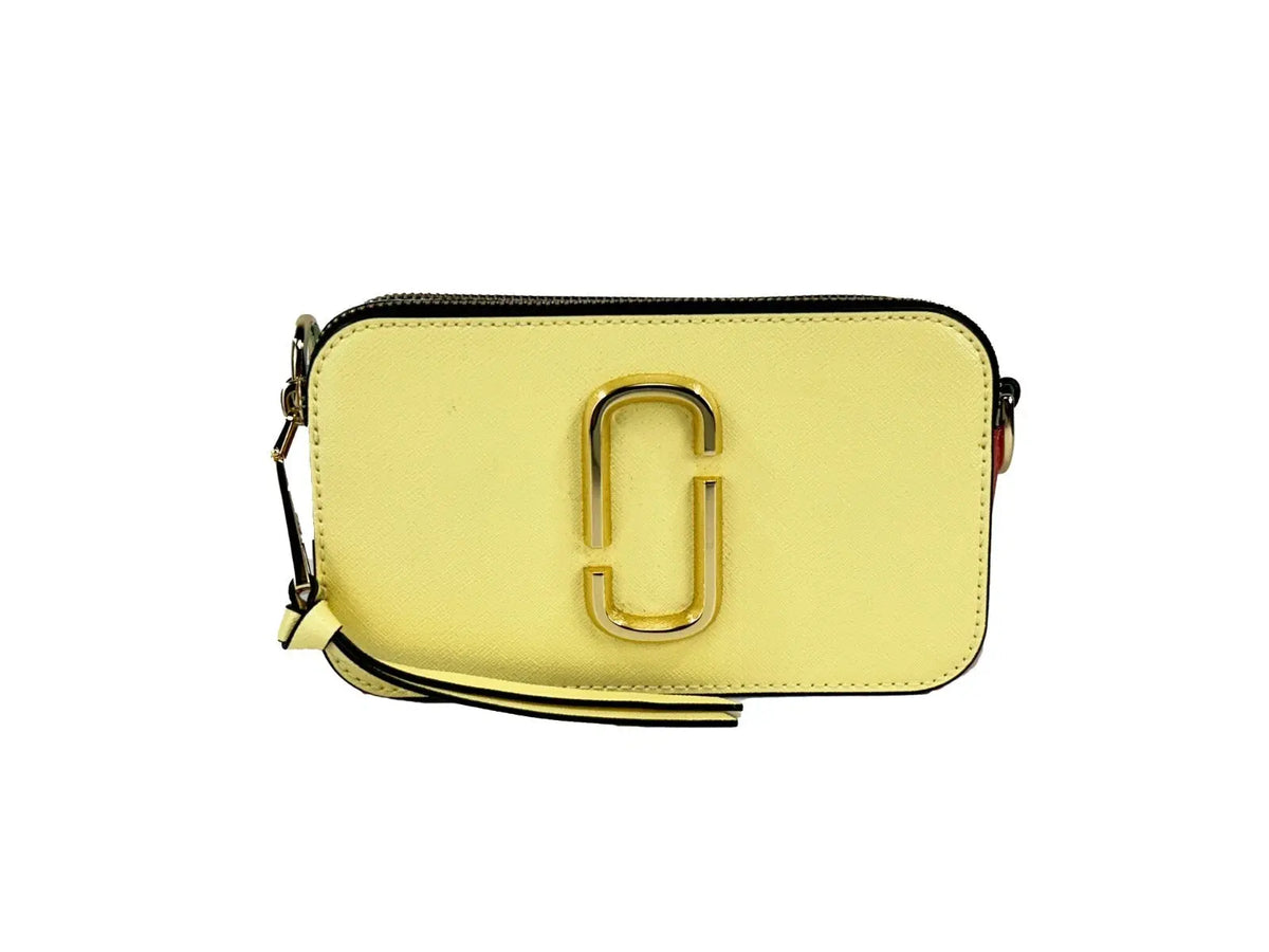 Marc Jacobs The Snapshot Crossbody Bag (Pastel Yellow Multi) Marc Jacobs