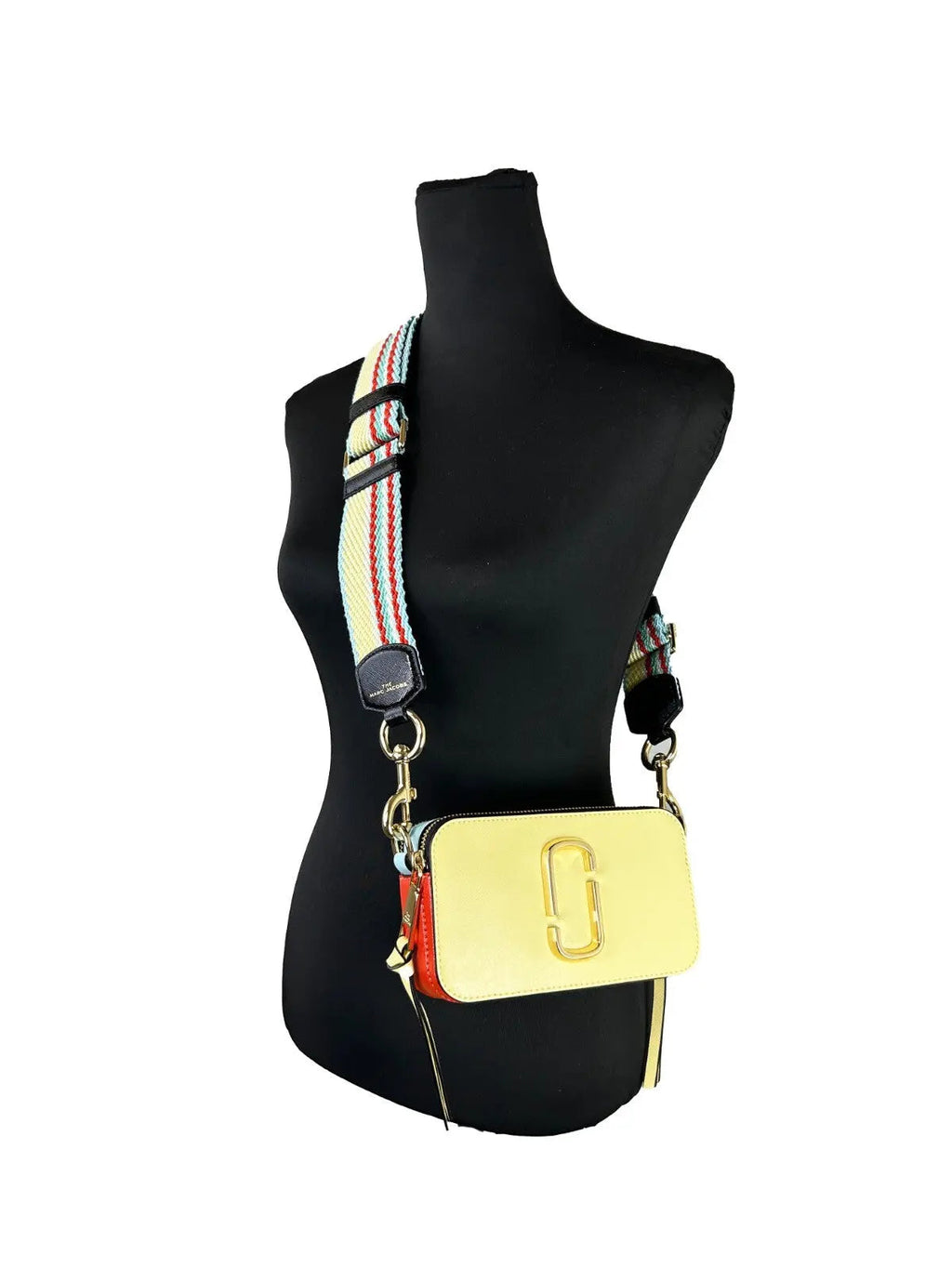 Marc Jacobs The Snapshot Crossbody Bag (Pastel Yellow Multi) Marc Jacobs