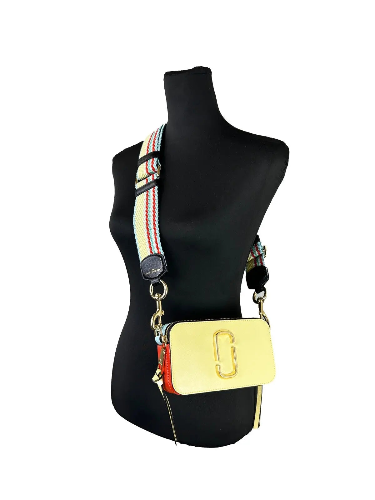 Marc Jacobs The Snapshot Crossbody Bag (Pastel Yellow Multi) Marc Jacobs