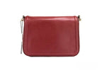Marc Jacobs Medium Metal Signet Syrah Smooth Leather Flap Crossbody Purse Bag Marc Jacobs