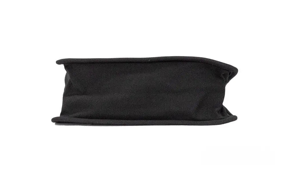 Marc Jacobs Medium Black Canvas Fabric Shoulder Convertible Tote Purse Bag Marc Jacobs