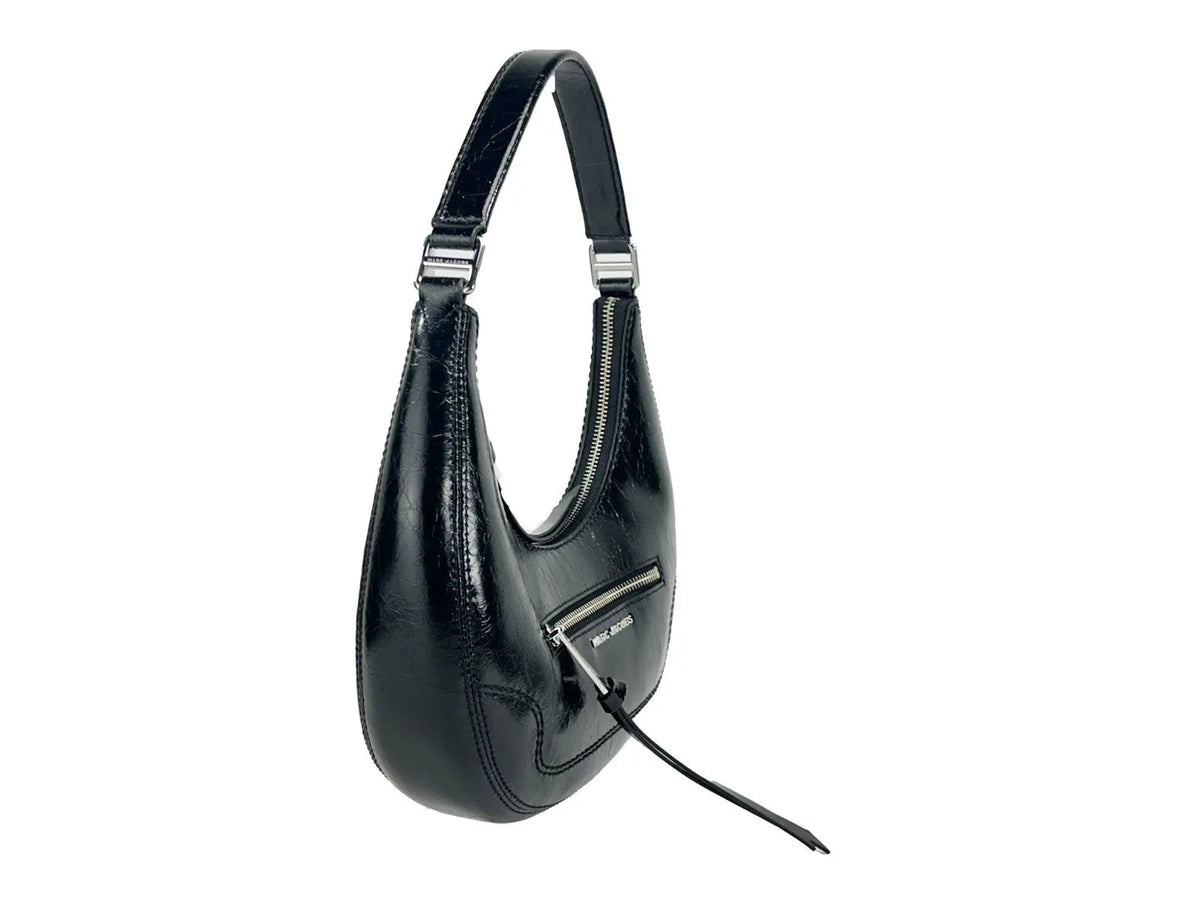 Marc Jacobs Cruiser Small Crescent Crinkle Leather Bag Marc Jacobs