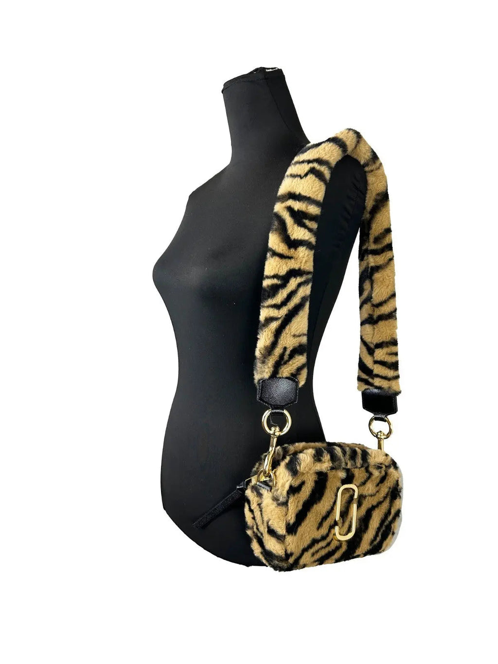 Marc Jacobs The Snapshot Tiger Fur Crossbody Bag Marc Jacobs