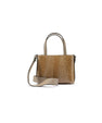 Nude Lily Ostrich Leather Shoulder Bag Bellabags Bellabags
