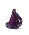 Purple Luna Crocodile Leather Shoulder Bag Bellabags Bellabags
