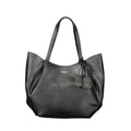 Guess Jeans Nero Poliuretano Women Handbag Guess Jeans Xosier