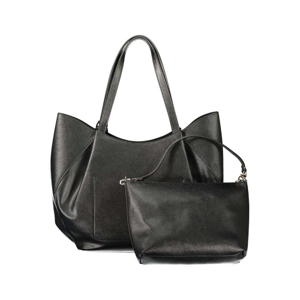 Guess Jeans Nero Poliuretano Women Handbag Guess Jeans Xosier