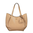 Guess Jeans Beige Polyurethane Women's Bag with Shoulder Handles Guess Jeans Xosier