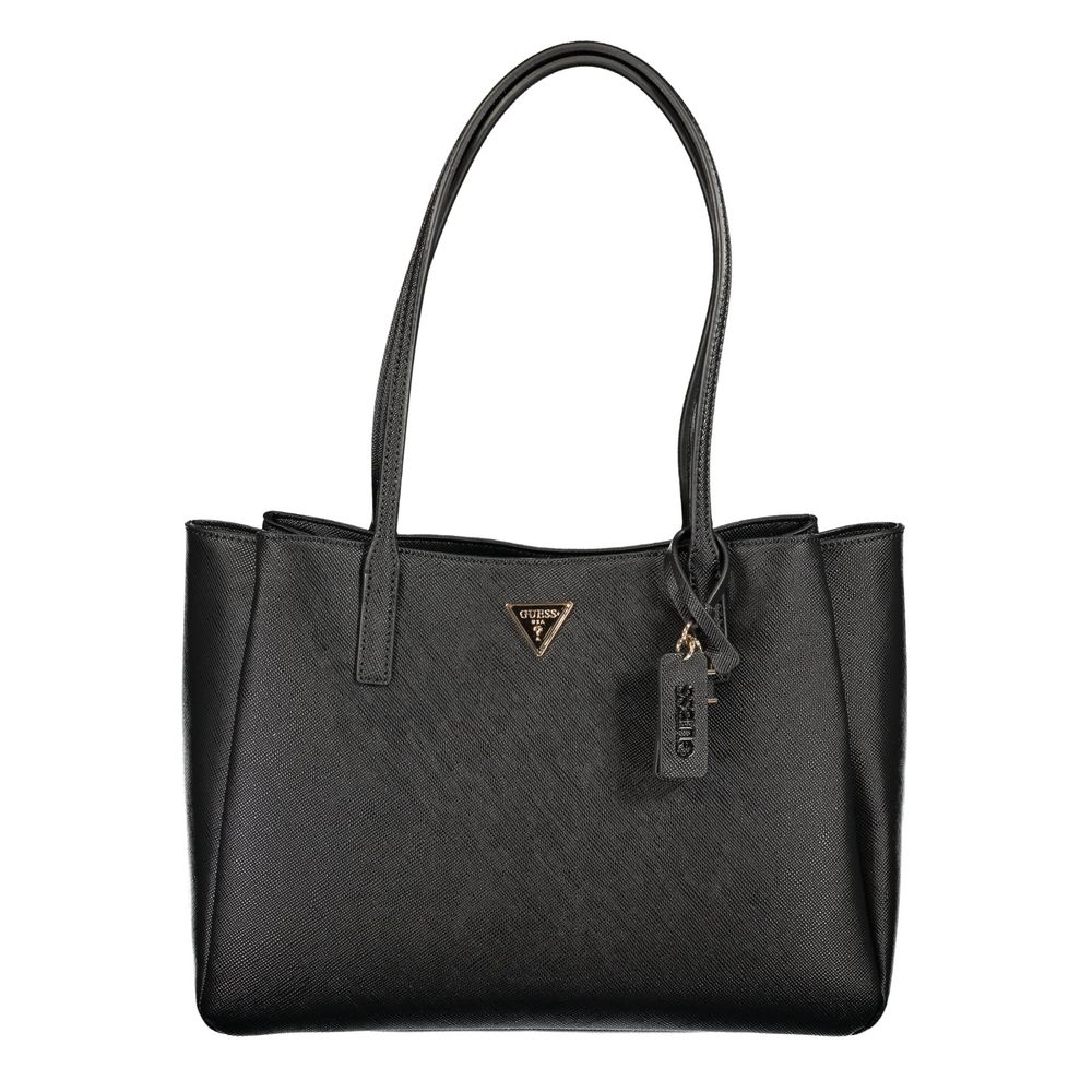 Guess Jeans Black Polyurethane Women's Bag Guess Jeans Xosier