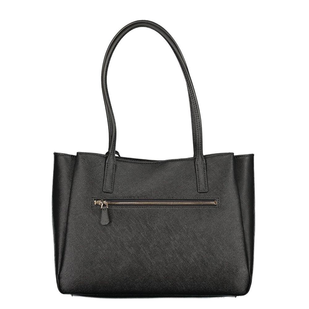 Guess Jeans Black Polyurethane Women's Bag Guess Jeans Xosier