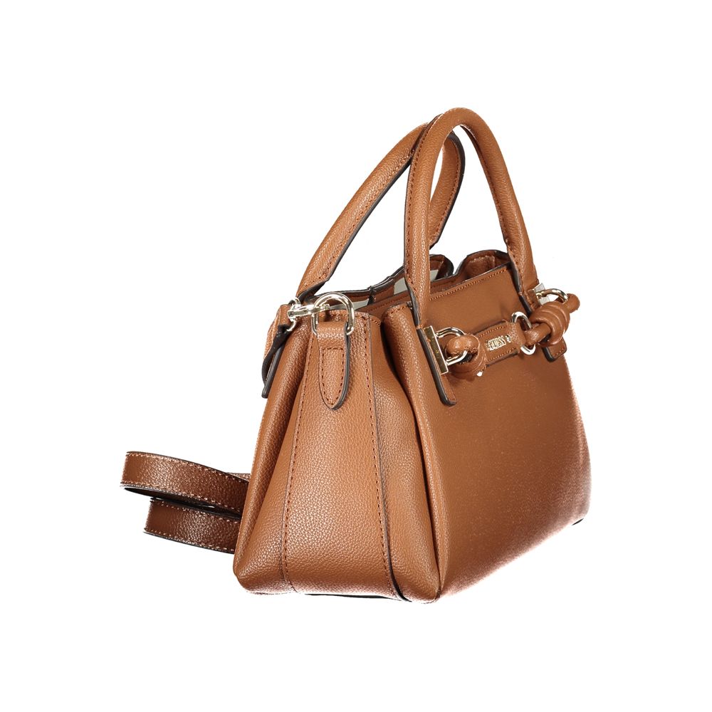 Guess Jeans Brown Polyurethane Women's Bag with Adjustable Strap Guess Jeans Xosier