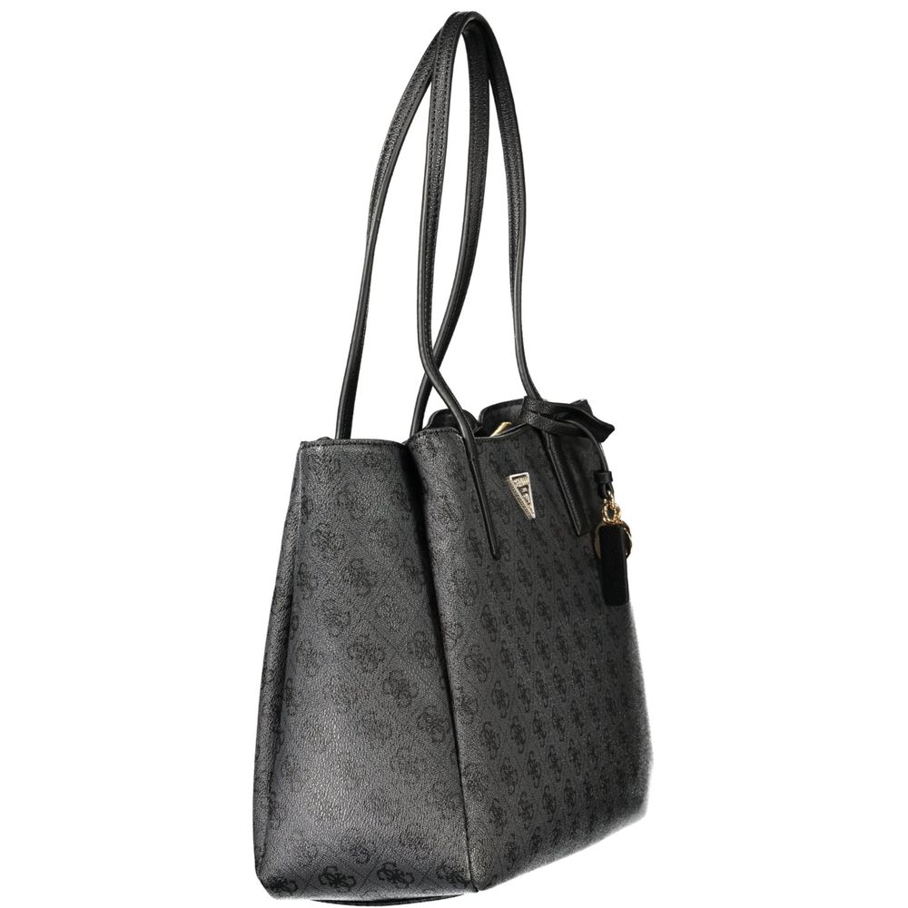 Guess Jeans Nero Polyurethane Woman Bag Guess Jeans Xosier