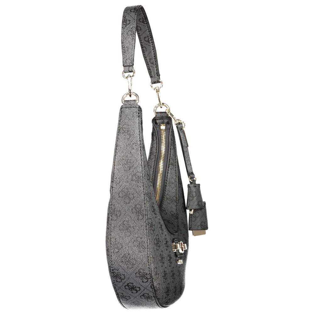 Guess Jeans Black Polyurethane Women's Bag Guess Jeans Xosier