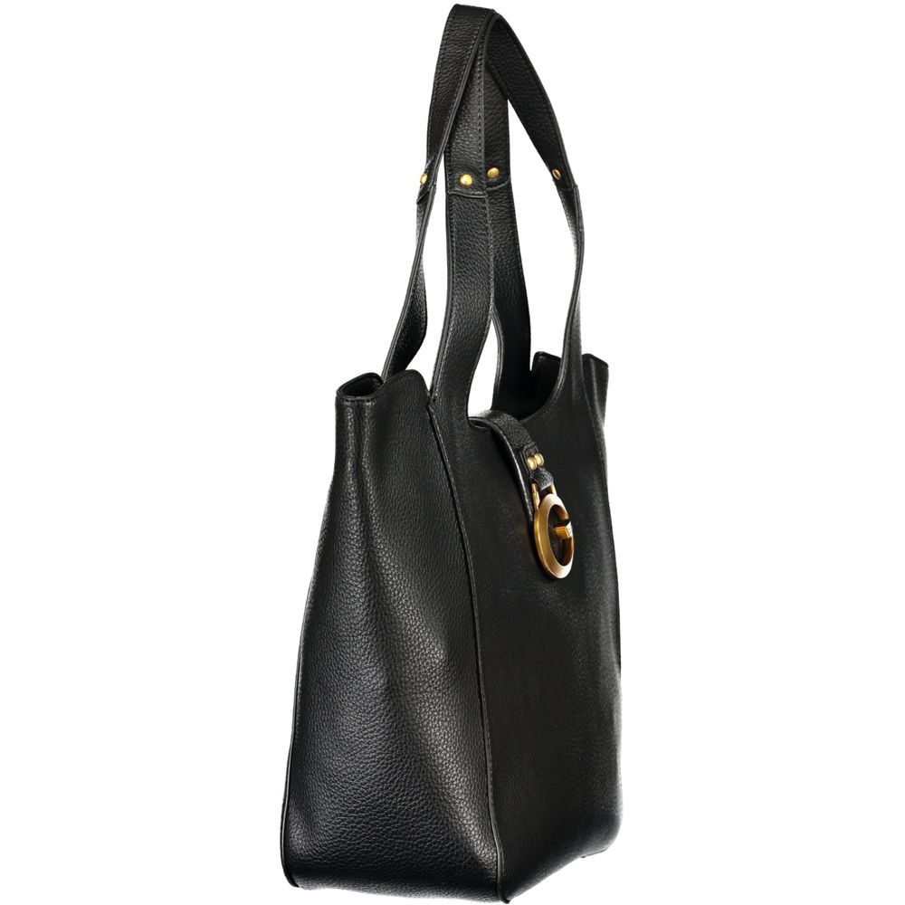Guess Jeans Black Polyurethane Women's Bag Guess Jeans Xosier