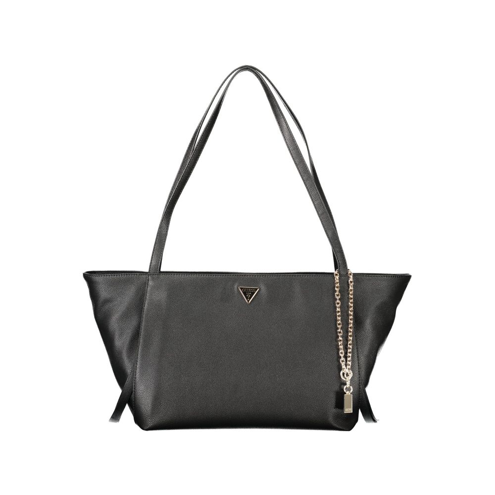 Guess Jeans Black Polyurethane Women's Bag Guess Jeans Xosier