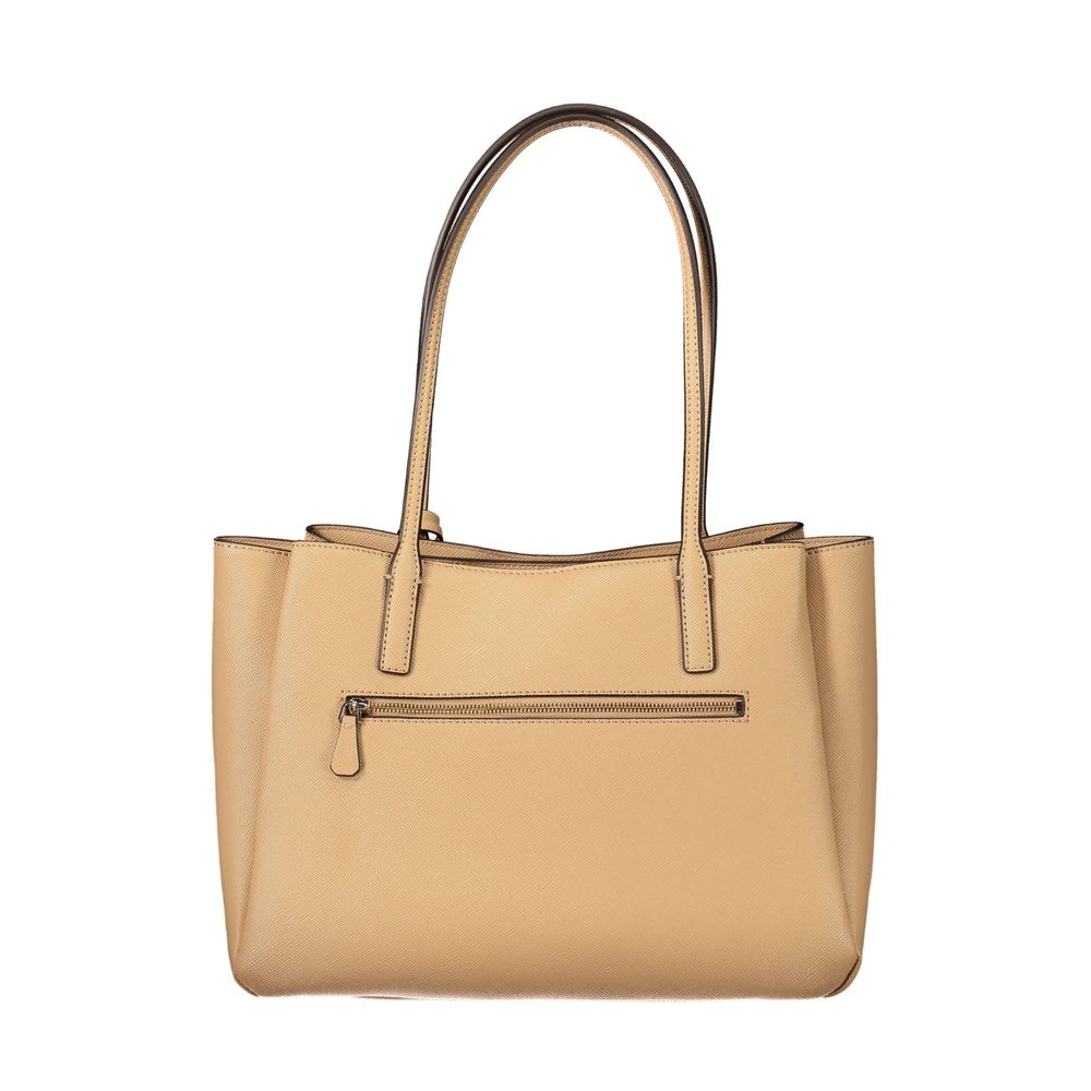 Guess Jeans Beige Polyurethane Womens Bag Guess Jeans Xosier