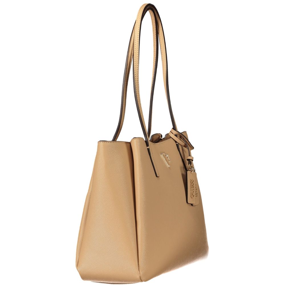 Guess Jeans Beige Polyurethane Womens Bag Guess Jeans Xosier